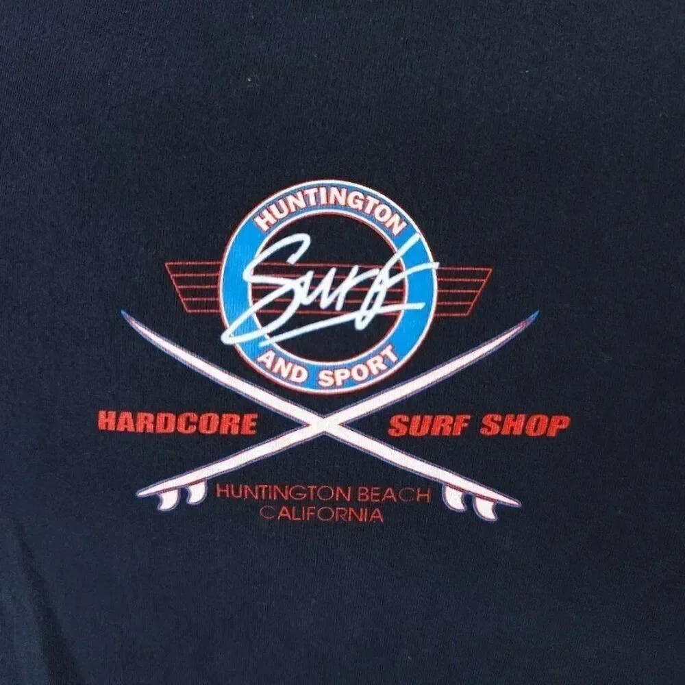 Huntington Surf & Sport T Shirt Mens Size XL Blue Surf Shop 2022 4th Of July